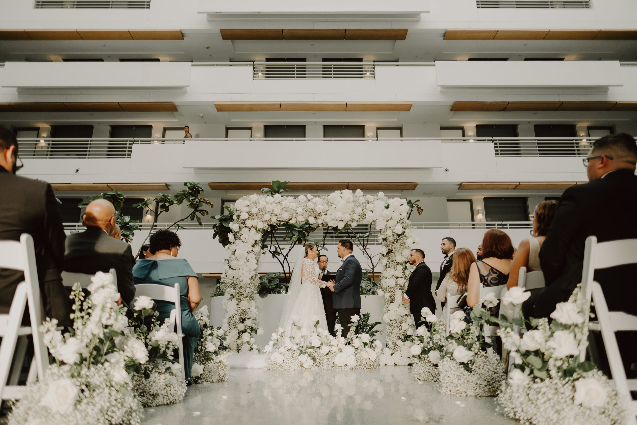 couple at wedding at la conha resort